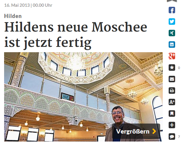Hildens neue Moschee ist jetzt fertig bei rp-online.de